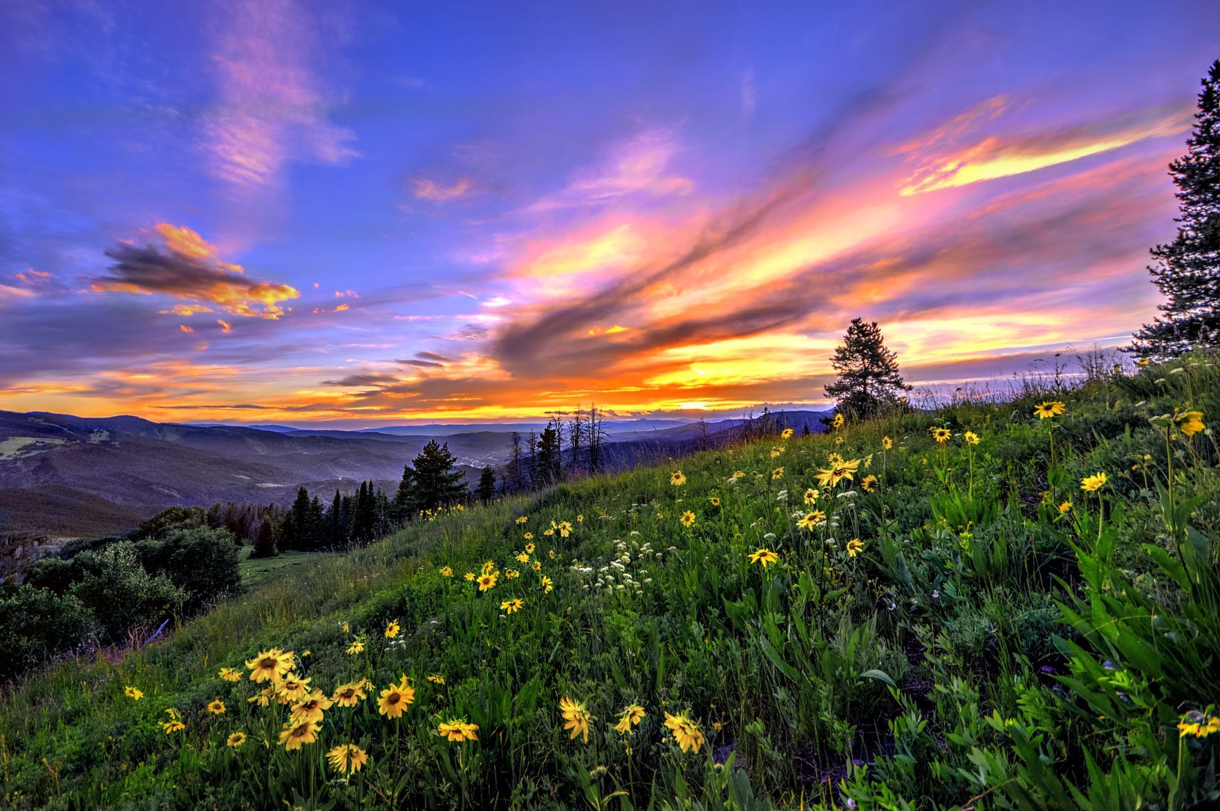 Vail sunset